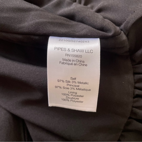 Veronica Beard Black Multi Silk Metallic Paisley Floral Halter Kailani Top NWT 6 - Picture 11 of 12